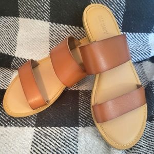 Old Navy Brown Double Strap Sandals